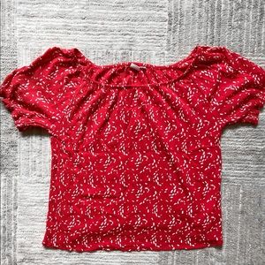 Gap Scoop Neck / off the shoulder Blouse